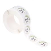 Opakowanie Naklejki na rolce thank you kwiatowe 500szt