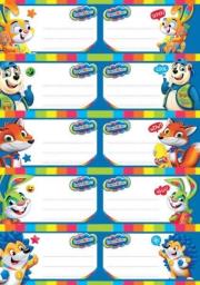 Opakowanie Naklejki na zeszyt A5 (20szt) BAMBINO