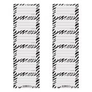 Opakowanie Naklejki na zeszyt Zebra (25szt)