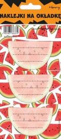 Opakowanie Naklejki na zeszyty - Arbuzy (12szt)