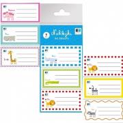 Opakowanie Naklejki na zeszyty B&B Kids 9 naklejek