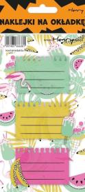 Opakowanie Naklejki na zeszyty - Lato (12szt)