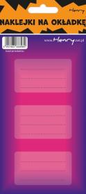 Opakowanie Naklejki na zeszyty - Niebiesko-różowe (12szt)