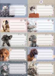 Opakowanie Naklejki na zeszyty pasek The Sweet Pets