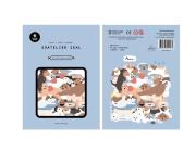 Opakowanie Naklejki ozdobne Duże Pieski 4 ark.