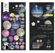 Opakowanie Naklejki ozdobne Kosmos