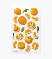 Opakowanie Naklejki ozdobne owoce - Mandarynki