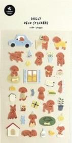 Opakowanie Naklejki ozdobne Pieski Szczeniaki