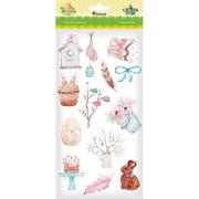 Opakowanie Naklejki papierowe dekoracje wielkanocne 13szt.