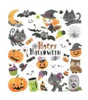 Opakowanie Naklejki papierowe - Halloween 32szt