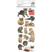 Opakowanie Naklejki papierowe koty