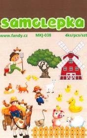 Opakowanie Naklejki papierowe Mini MKJ-038