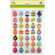 Opakowanie Naklejki papierowe pisanki 26x35mm 28szt