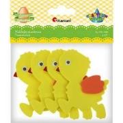 Opakowanie Naklejki piankowe 3D kurczaczki 64x82mm 4szt