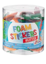 Opakowanie Naklejki piankowe brokatowe