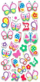 Opakowanie Naklejki piankowe motyle