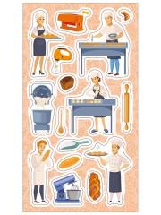 Opakowanie Naklejki Piekarz