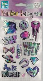 Opakowanie Naklejki Rainbow Hologram Unicorn