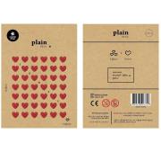 Opakowanie Naklejki Serca 8,5mm 42szt