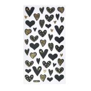 Opakowanie Naklejki serduszka glamour