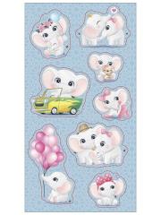 Naklejki Słoniki. Wydawca: Ranok-Creative. Dadada.pl Opakowanie Naklejki Słoniki