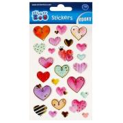 Opakowanie Naklejki Sticker BOO Serca