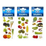 Opakowanie Naklejki STICKER BOO Warzywa 2 mix