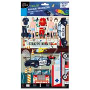 Opakowanie Naklejki wielorazowe Kidea pojazdy