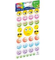 Opakowanie Naklejki wypukłe buźki oczy GR-NP154 FIORELLO