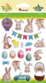 Opakowanie Naklejki wypukłe Wielkanoc 22szt