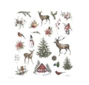 Opakowanie Naklejki z brokatem lovable chrismas 23szt