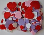 Opakowanie Naklejki z filcu serca 60szt