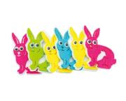 Opakowanie Naklejki z filcu zajączki 3szt