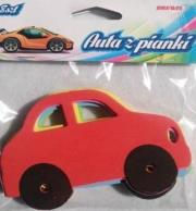 Opakowanie Naklejki z pianki auta 8szt