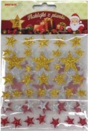 Naklejki z pianki gwiazdki 72szt. Wydawca: Brewis. Dadada.pl Opakowanie Naklejki z pianki gwiazdki 72szt