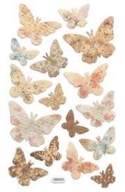Opakowanie Naklejki z pianki motyle 16szt
