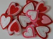 Opakowanie Naklejki z pianki serca 16szt