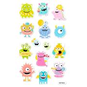 Opakowanie Naklejki z pianki świecące w ciemności potworki