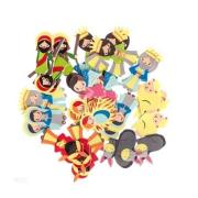 Opakowanie Naklejki z pianki szopka bożonarodzeniowa 36szt