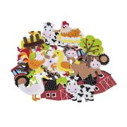 Opakowanie Naklejki z pianki wieś 36szt