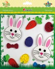 Opakowanie Naklejki żelowe Wielkanoc 11szt