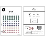 Opakowanie Naklejki Znaczniki #21 Geo 3 ark.