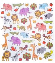 Opakowanie Naklejki zoo 48szt