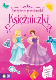 Okładka książki Naklejkowe przebieranki. Księżniczki
