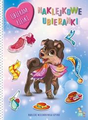 Naklejkowe ubieranki. Pieski. Autor: Opracowanie zbiorowe. Dadada.pl Okładka książki Naklejkowe ubieranki. Pieski