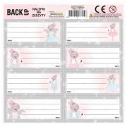 Opakowanie Nalepki na zeszyty BackUp 4 A 62 (25szt) DERFORM