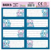 Opakowanie Nalepki na zeszyty BackUp 4 A 63 (25szt) DERFORM