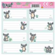 Opakowanie Nalepki na zeszyty Koala (25szt)