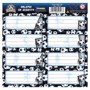 Opakowanie Nalepki na zeszyty Piłka (25szt)