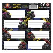 Opakowanie NALEPKI NA ZESZYTY RACE TEAM